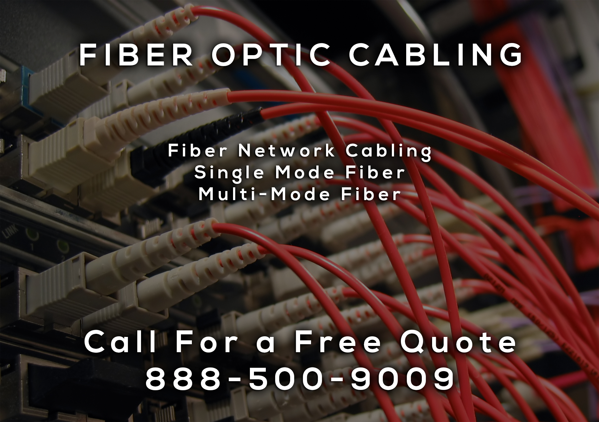 Fiber Optics Cable Installation
